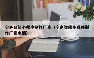 临汾宁乡智能小程序制作厂家（宁乡智能小程序制作厂家电话）